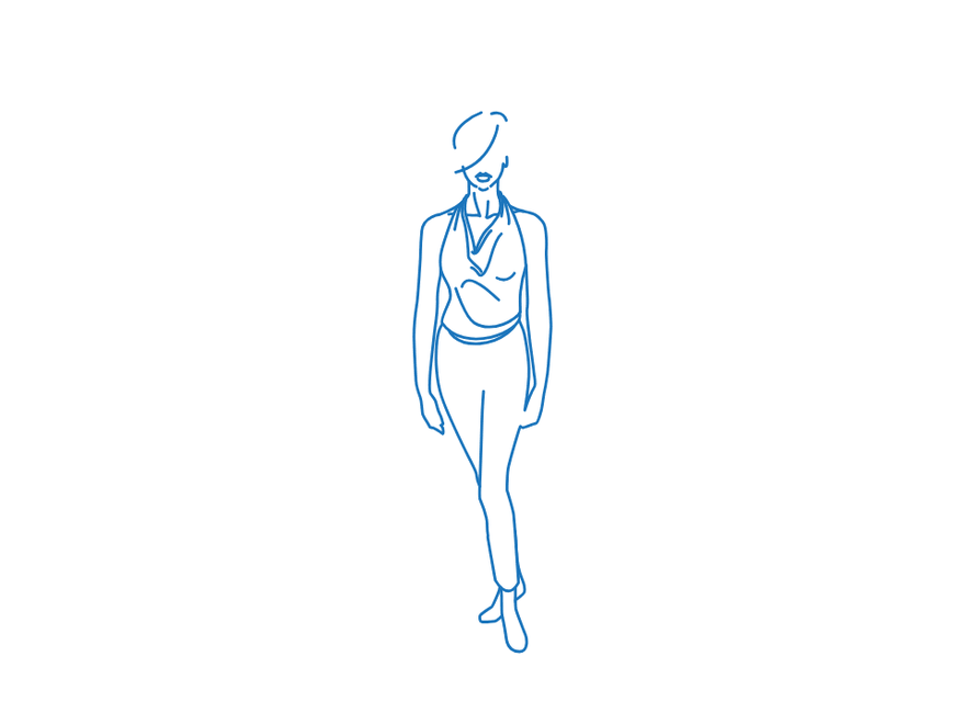 Body Wrap: Cowl-Neck Halter Top, finished