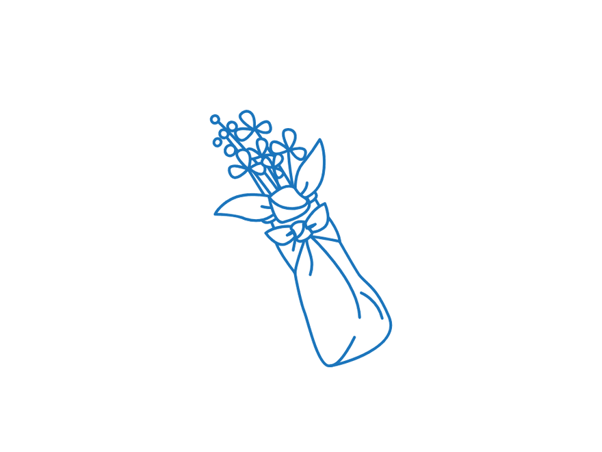 Flower Wrap, finished