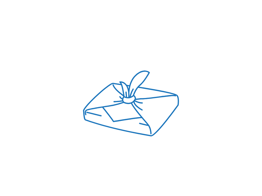 Gift Wrap: Basic Square Knot, finished