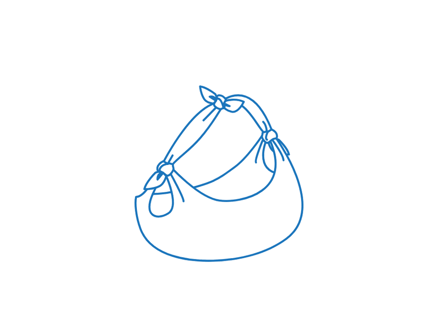Shoulder Bag: Side-Knot Hobo, finished
